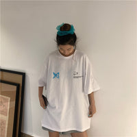 Thumbnail for Butterfly Loose Oversize T-Shirt