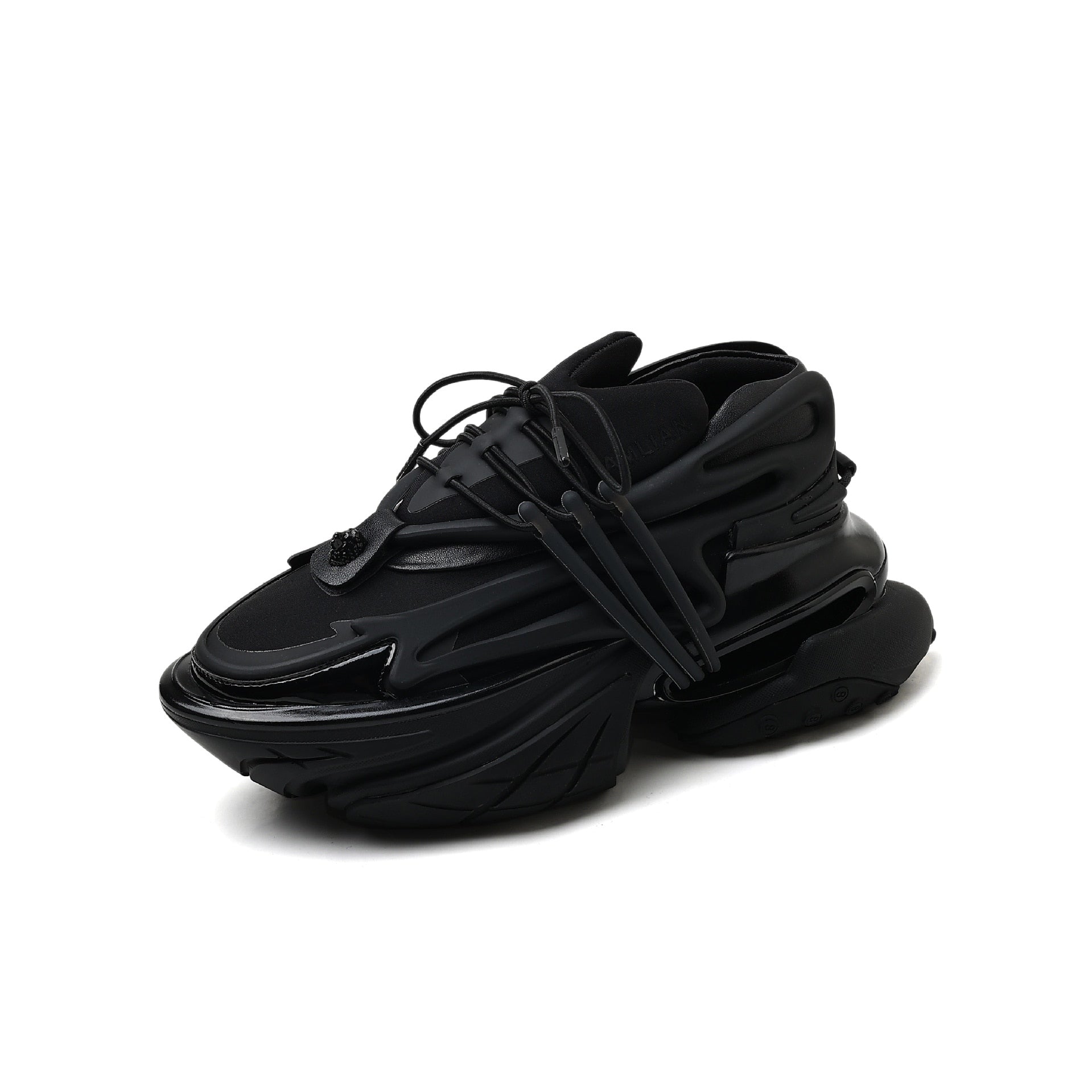 Spaceship Comfortable Airbag Shoes - Black / 35