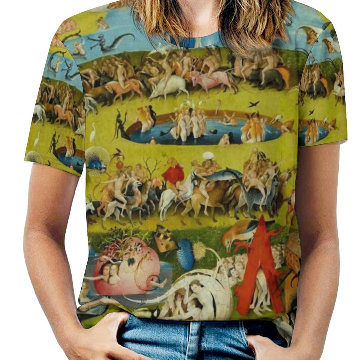 The Garden Of Earthly Delights Full Print T-Shirts - NT / S
