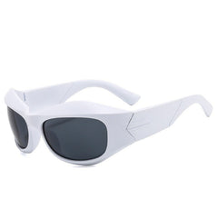 Square Sports Sunglasses - White / One Size