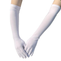 Thumbnail for Long And Warm Soft Gloves - White / One Size