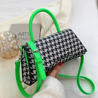 Thumbnail for Small Shoulder and Hand With Thick Strap Bag - Black /