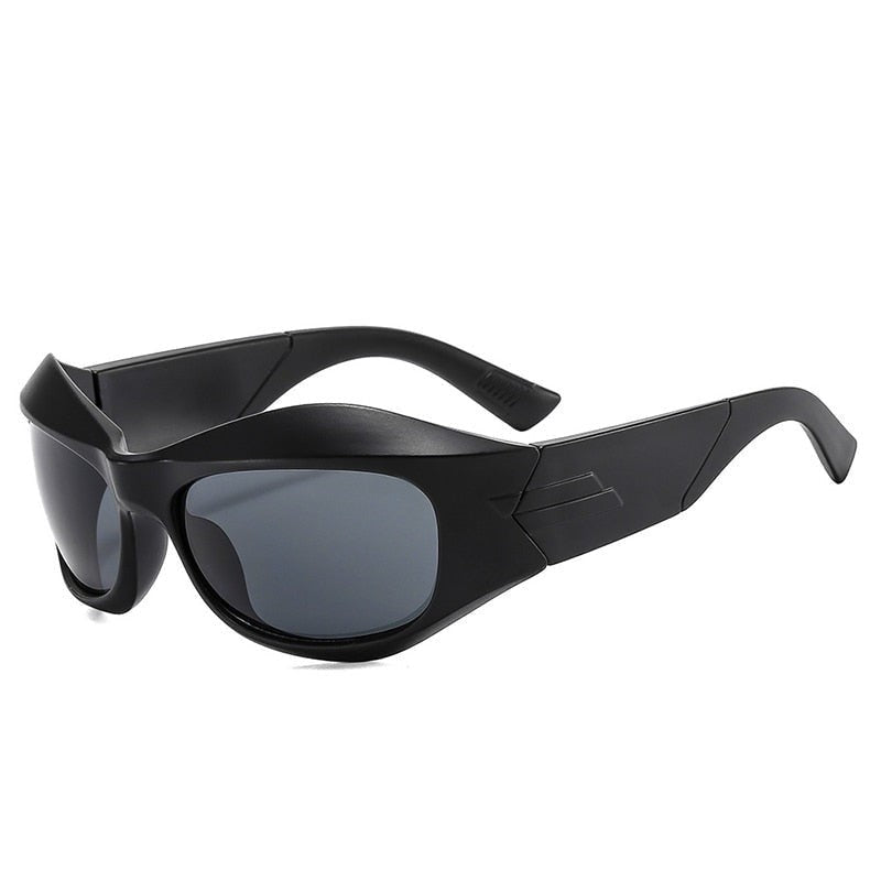 Square Sports Sunglasses - Black / One Size
