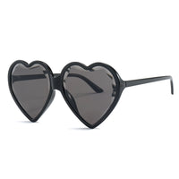 Thumbnail for Heart Shaped Sunglasses - Black