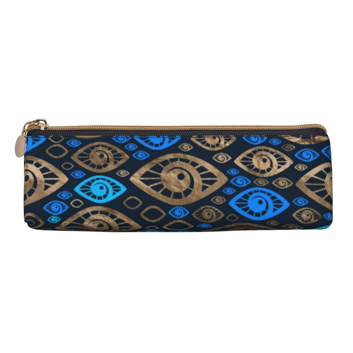 Eye Protection Amulet Design Pencil Case - Brown-Blue / One