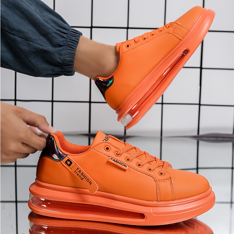 Air Bag Comfortable Sports Shoes - Orange / 39