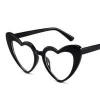 Thumbnail for Heart Big Frame Eyewear Sunglasses - Black / One Size