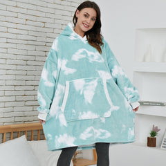 Oversize Warm Blanket Hoodie - hoodie