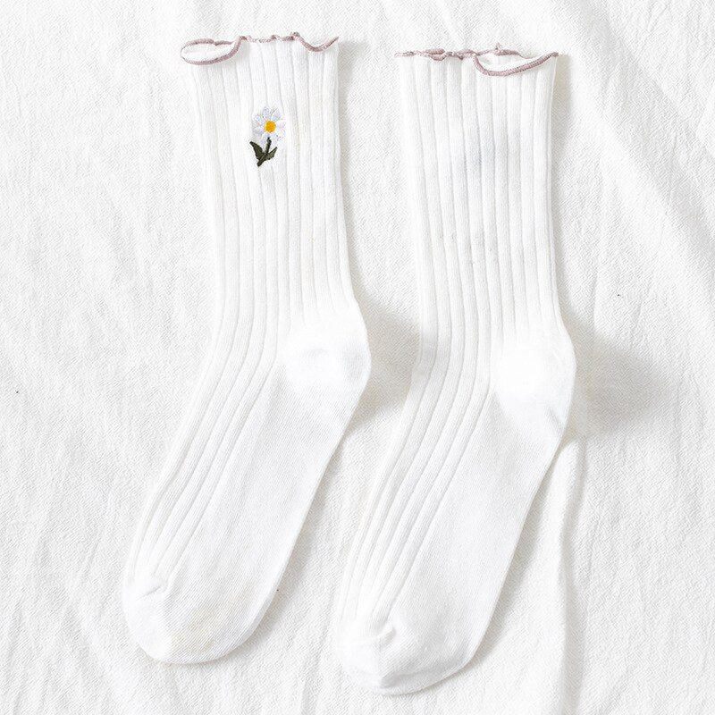 Cute Daisy Flower Socks
