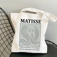 Thumbnail for Matisse Shopping Large Tote Bag - Face / One Size