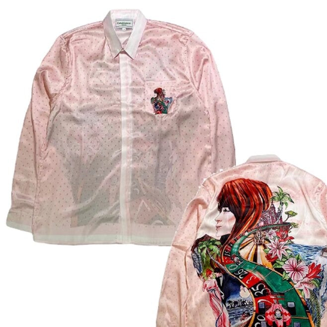 Silk Color Graphic Shirts