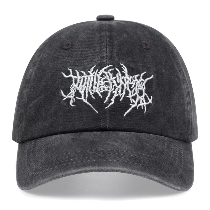 Embroidered High-Quality Cap - Dark Grey / One Size
