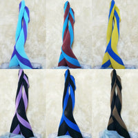 Thumbnail for Contrast Color Twist Stockings