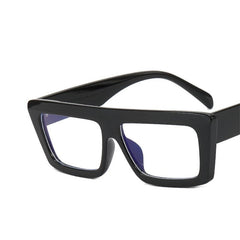 Square Cat Eye Sunglasses - Black / One Size