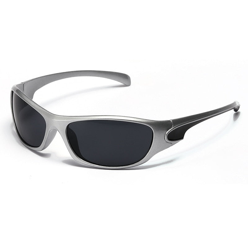 Sports Sunglasses - Silver-Black / One Size