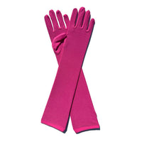 Thumbnail for Long And Warm Soft Gloves - Pink / One Size