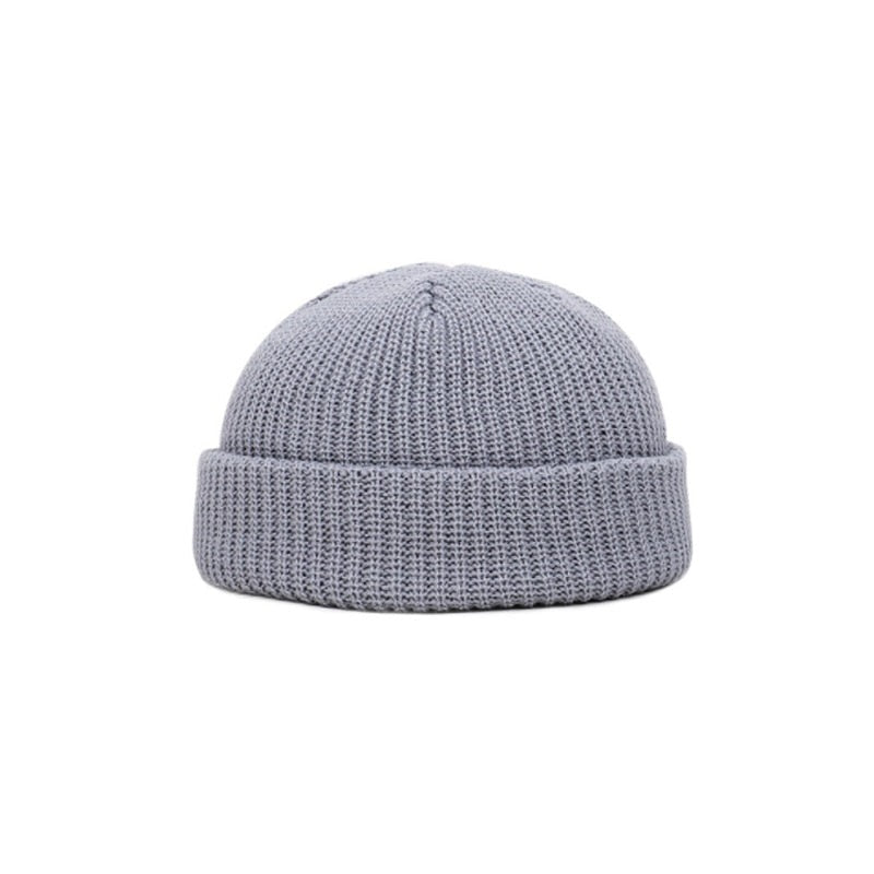 Solid Color Warm Knitted Beanies - Gray. / One Size - Beanie