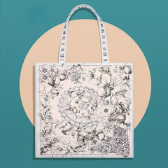 Fruits And Flowers Tote Bag - One Size / White