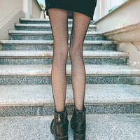 Thumbnail for Nylon Mesh Pantyhose - Black Small / One Size - Socks
