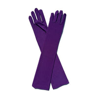 Thumbnail for Long And Warm Soft Gloves - Purple / One Size