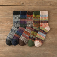 Thumbnail for Warm Wool Socks - 5 Colors Set B / Free size 38-43