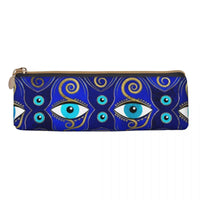 Thumbnail for Eye Protection Amulet Design Pencil Case - Blue / One Size