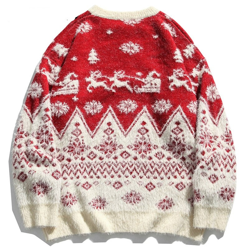 Reindeer Christmas Knitted Sweaters - Sweater