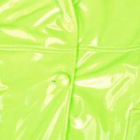 Thumbnail for Oversize Shiny Patent Trench Coat