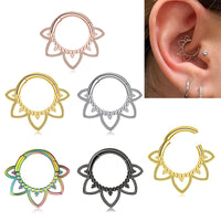Thumbnail for Flower Shape Ear Cartilage Piercing