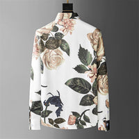 Thumbnail for Floral Print Long Sleeve Shirt - Shirts