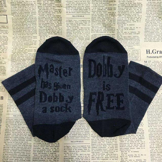 Dobby Knitted Socks - Dark Gray - One Size