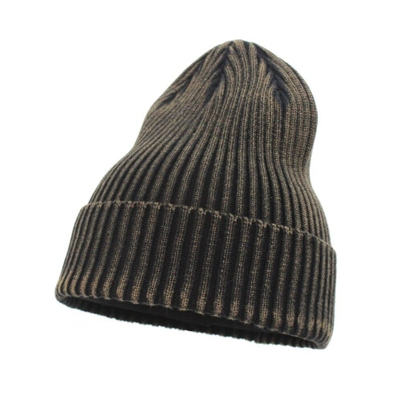 Gradient Color Winter Soft Knitted Beanie - Gray / One Size