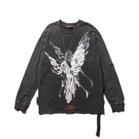 Thumbnail for Ligth Fairy Oversized Sweatshirt - Black / M