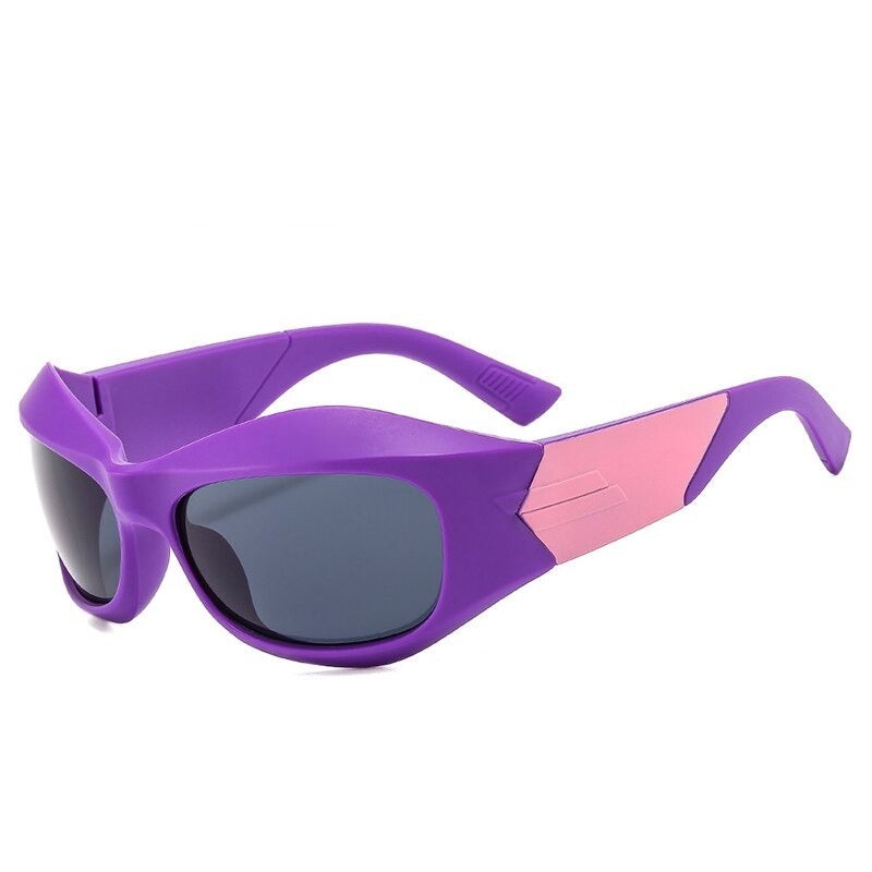 Square Sports Sunglasses - Pink. / One Size