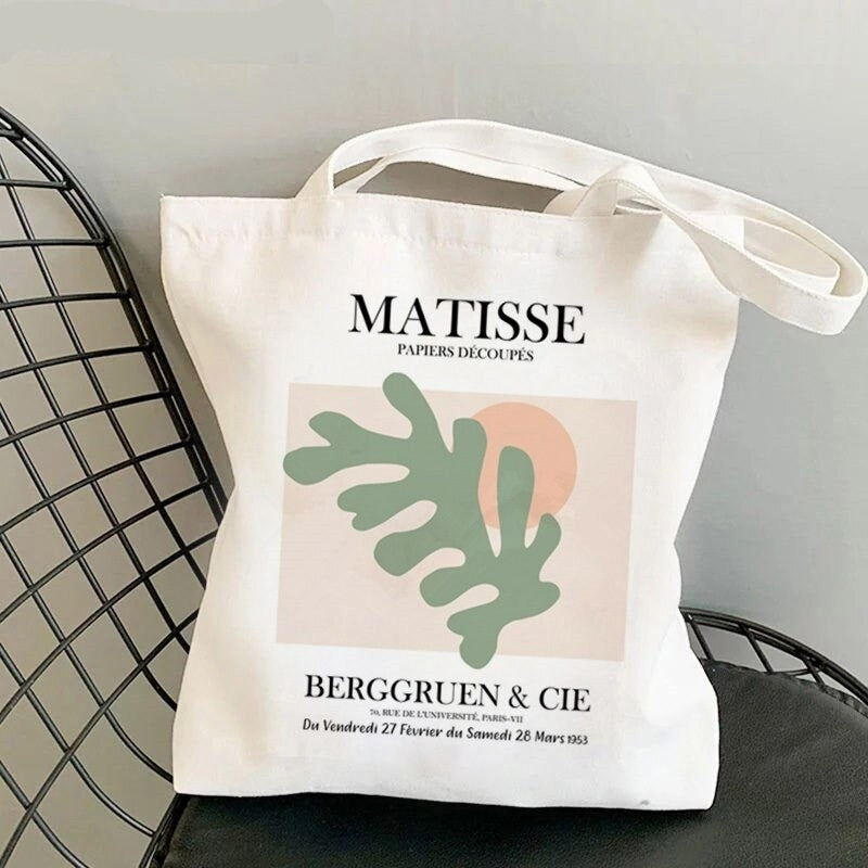 Matisse Shopping Large Tote Bag - Beige-Green / One Size