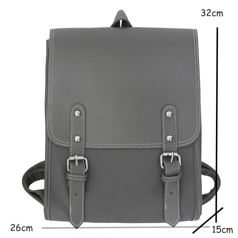 Retro Inner slot pocket School Backpack