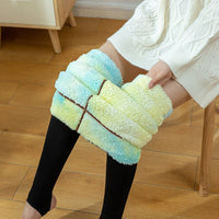 Thumbnail for Pastel High Waist Fleece Warm Thermal Leggings -