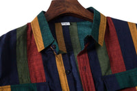 Thumbnail for New Long Sleeve Striped Shirts With Two Pockets - Shirt