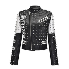 Rocker With Studded and Patches Jackets