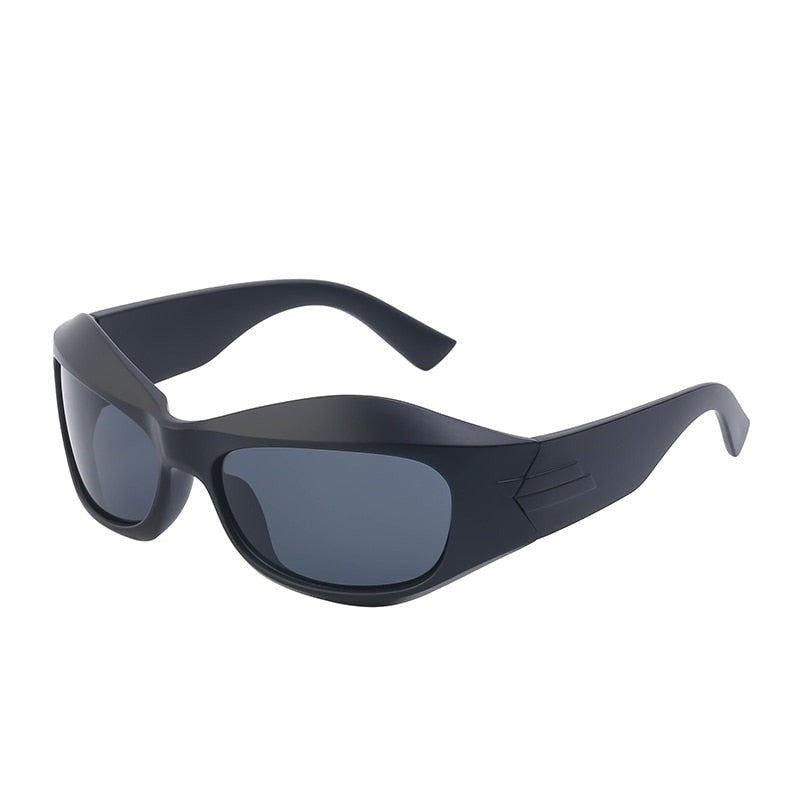 Cyberpunk Sport Sunglasses - Black / One Size