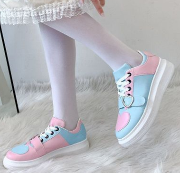 Heart Cute Trend Sneakers - Shoes