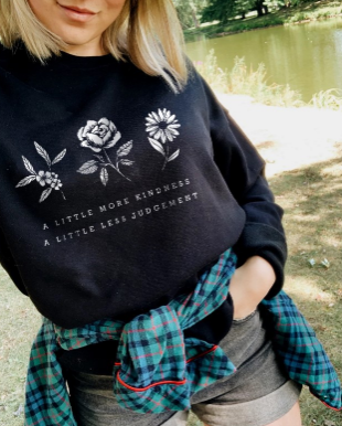 A Little More Kindness Vegan Sweatshirt - SWEATSHIRT