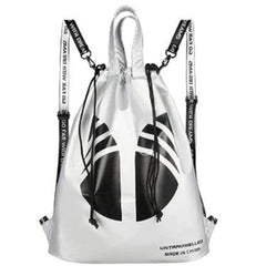 Can Fly PU Leather Drawstring And Hand Bag