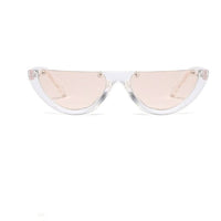 Thumbnail for Cool Semi-Rimless Narrow Frame Cat Eye Sunglasses -