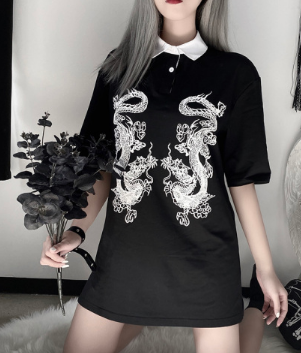 Dark Dragons Tee Dress T-Shirt - T-shirts