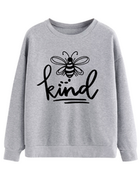 Thumbnail for Bee Kind Vegan Friendly Sweatshirt - SWEATSHIRT