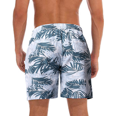 Palms Hawaiian Tropical Beach Shorts - Short Pants