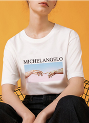 Michelangelo Creation of Adam TShirt - T-Shirt