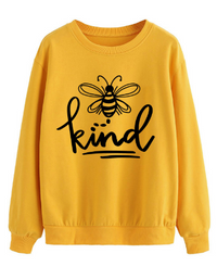 Thumbnail for Bee Kind Vegan Friendly Sweatshirt - SWEATSHIRT