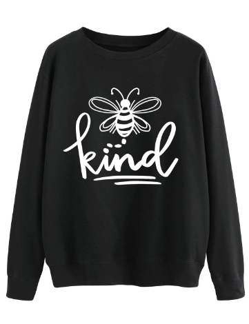 Bee Kind Vegan Friendly Sweatshirt - SWEATSHIRT